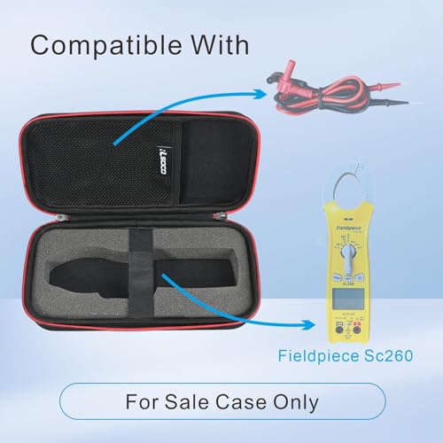 RLSOCO Case for Fieldpiece Compact HVACR Clamp Multimeter SC260 (Case Only)