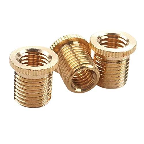 3PCS Shift Knob Thread Adapters Universal M8 X 1.25, M10 X 1.25, M10 X 1.5 ID (to M12 X 1.25 OD) Thread Gear Shifter Knob Screw HTRACING Mixed Sizes