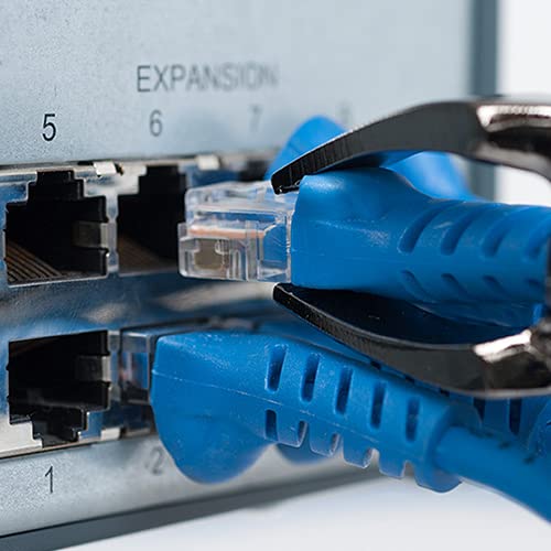 ICC RJ45 Keystone Connector and Patch Cord Removal Tool with Wide Flat Nose Jaws, Compatible with Ethernet and Fiber Optic Patch Cables, High-Density, Corrosion-Resistant, Ergonomic Handle