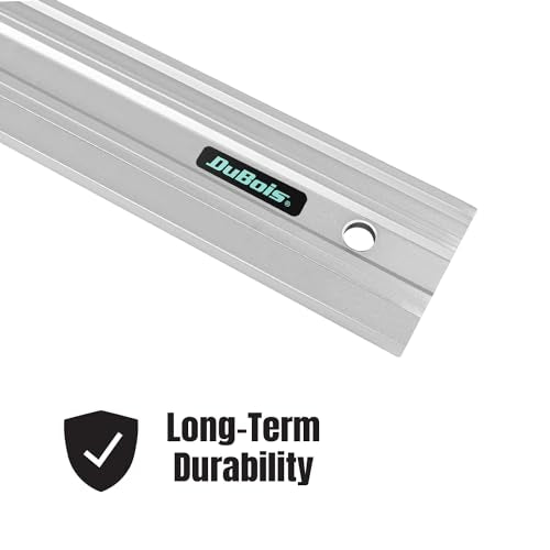 DuBois 18 Inch Machinist Aluminum Straight Edges, With .001'' Tolerance for Checking Surface Warp, Marking/Scribing Lines - Used w/Feeler Gauges for Automotive Repairs, Cylinder Head Checks (51024)