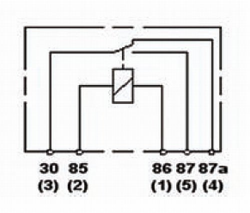 HELLA 933332061 24V 10/20A SPDT Mini ISO Relay with Bracket, Multi