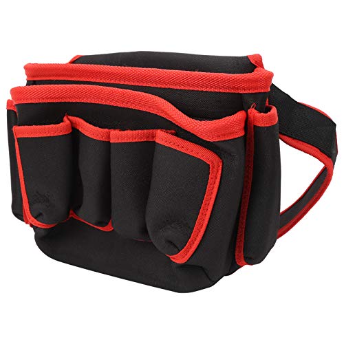 Tool Belts for Men, Sturdy Polyester Tool Pouch Holster Large Capacity Multi Pocket Belt Bag, for Organized Electricians Carpenters Screwdrivers Wrench Pliers
