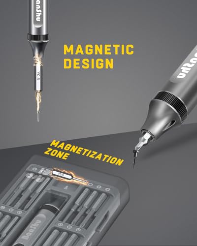 Banshu Mini Electric Screwdriver, 52 in 1 Precision Screwdriver Set 52-in-1