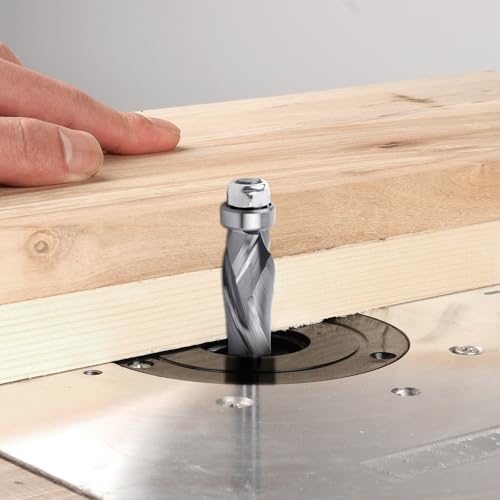 Extra-Long Bottom Bearing Spiral Flush Trim Router Bit 1/4" Shank