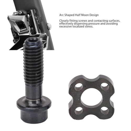 M5 x 16 mm Bike Front Derailleur Screw and Washer Set,Black
