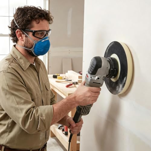 4Pcs 8.5" Drywall Sander Backing Pad 0.8" Sponge Cushion Buffer