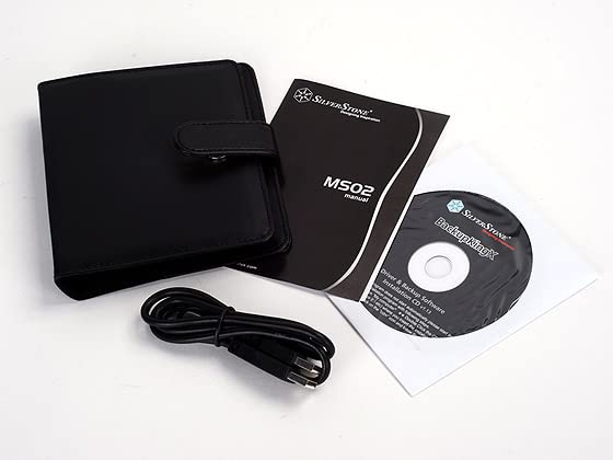Silverstone MS02B 2.5-Inch USB 2.0 Hard Drive Enclosure (Black)