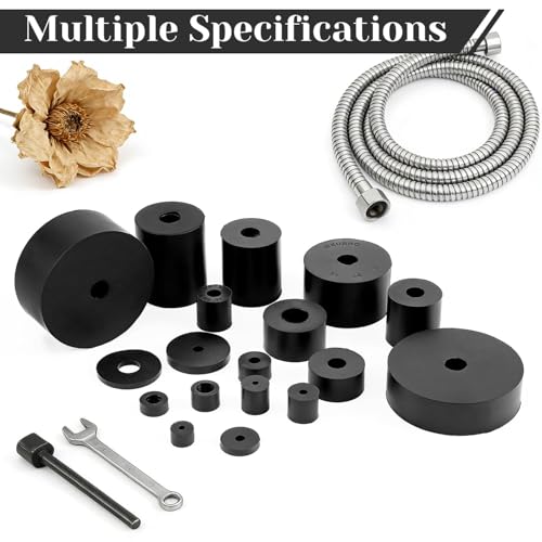 4 PCS Multi Purpose Rubber Spacer, 3-1/10" OD x 1/2" ID x 1-1/5" Thickness 4