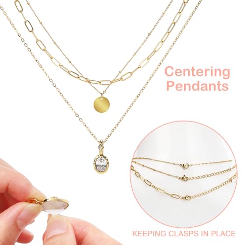 Adhesive Double-Sided Jewelry Tape Dots to Keep Necklaces Stay in Place Round 60