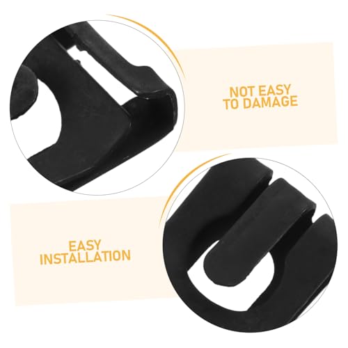 Beavorty 30pcs Anti-loosening Retaining Clips for Office Chair Gas Lift Cylinder, Heavy-duty 65mn Spring Steel Fasteners with Black Coating, Sturdy Replacement Clamps for Home
