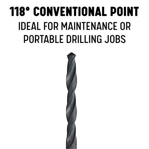 Drill America 7/8" 2MT High Speed Steel Undersized Shank Taper Shank Drill Bit, DWDTS Series 7/8"