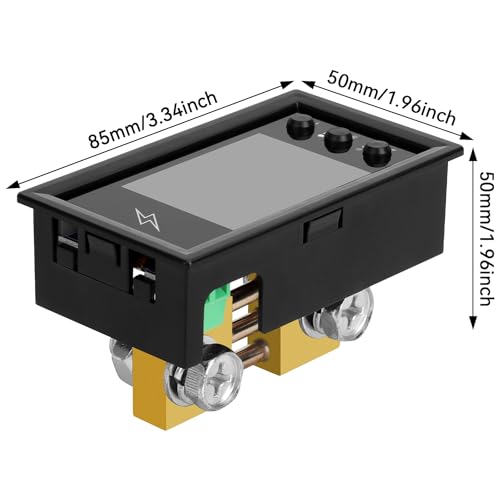 0-420V 500A DC Ammeter Voltmer, Bidirectional Ammeter LCD Display Digital Multimeter Tester, Unlimited Distance WiFi Remote Control Detection Multi-Function Bidirectional Current Detection Meter