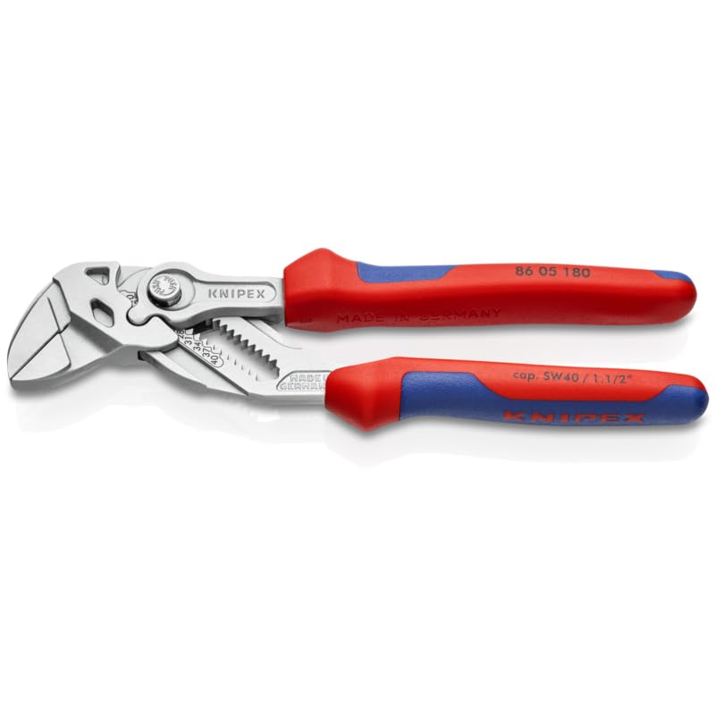 KNIPEX 86 05 180 SBA Pliers Wrench Comfort Grip