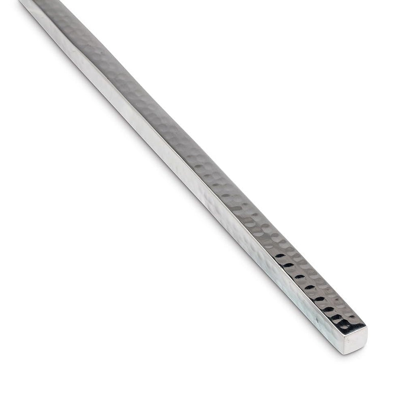 Abbott Collection Stainless Steel Hammered Serveware, Salad Tongs (10" L), Silver