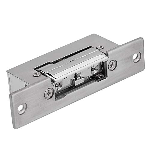 12V Adjustable Narrow-Type Electric Strike Door Lock Double Unlock Mode Access Control Lock Intelligent Cathode Lock Safety Intelligent Lock NO Fail Security