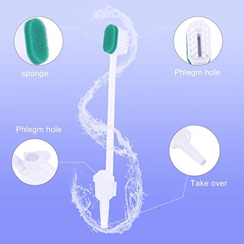 Disposable ICU Suction Toothbrush Sputum Suction Sponge Swab Sponge Toothbrush - 50 pcs 1 count (Pack of 50)