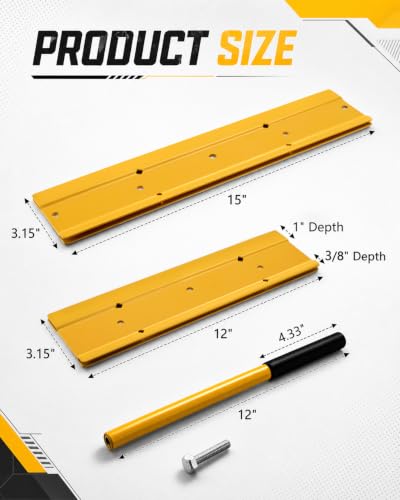 SPARKWHIZ 12" & 15" Sheet Metal Folding Tool with 12" Cylindrical Handle