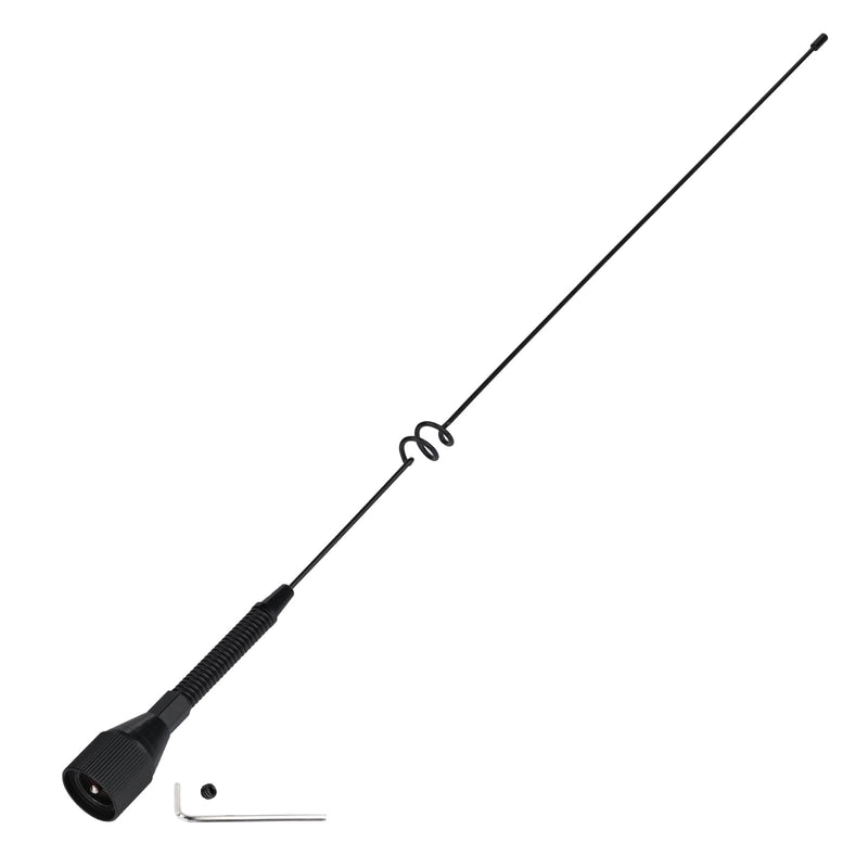 Bingfu VHF UHF Dual Band Amateur Mobile Ham Radio PL259 Antenna 20.8" | 136-174MHz 400-470MHz with Shock-Absorbing Spring compatible with Yaesu ICOM BTECH Amateur Gmrs Repeater Two Way Radio