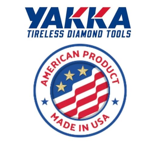 Yakka 7 Inch All Purpose Diamond Blade cuts virtually All Materials, Made with Advanced Electroplating for a Long Life & Comes with 7/8 inch Arbor and 5/8 inch Reducer Ring 7.0"