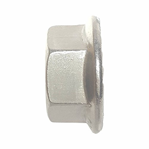Fastenere Serrated Flange Nuts – #10-24 (100-Pack), Durable Stainless Steel 18-8 Hex Lock Hardware Nuts, Corrosion-Resistant, Coarse Plain Finish for Home, Automotive & Industrial Use 10-24 (100 Pack)