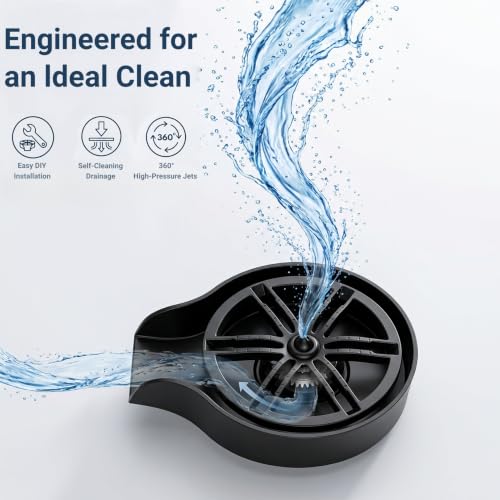Glass Rinser,Cup Washer for Sink,Cup Cleaner Sink Attachment
