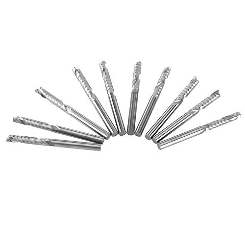 Single Flute End Mill Bits 1 8in Shank 22mm Tungsten