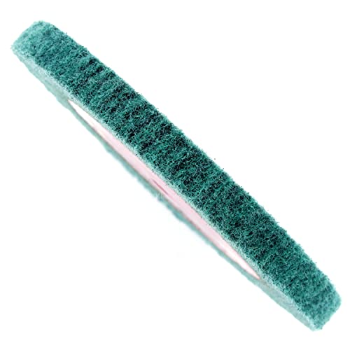 Holstex Abrasive Wheels - 3 Wheel Pro Combo Kit - Non-Woven Fiber (400, 600, 800 Grit) - 6.0 Dia. x 0.50 Thickness - Compatible with Angle Grinder, Die Grinder 3 Wheel Combo (6.0 x 0.5)(400, 600, 800 Grit)