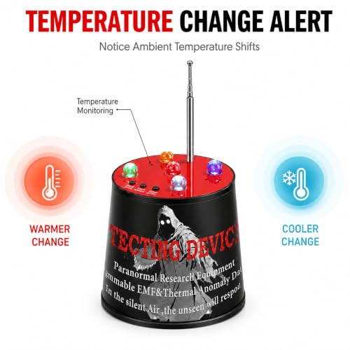 Ghost Hunting Equipment EMF Detector Temperature Detection 5 Levels Male