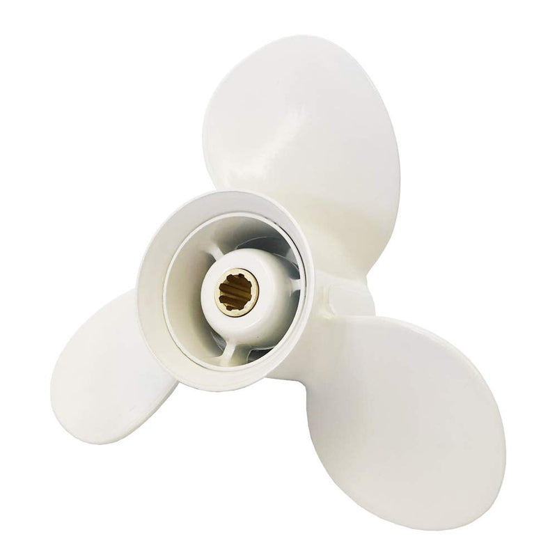 Yamaha Propeller for Outboard Motor 9.9HP 15HP 20HP/ Boat Outboard Propeller 9 1/4x9-J for Yamaha Engine 8 Tooth 63V-45945-00-EL 9.25x9