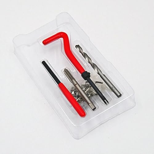 New 25Pc Thread Repair Insert Kit Helicoil Car Pro Coil Tool M6x1.0x8.0MM US