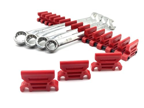 Professional 42 Wrench Organizer Set - Red