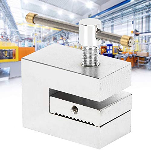 500N Straight Single Tooth Clamp Stainless Steel Push-Pull Force Fixture for Tensile Tester