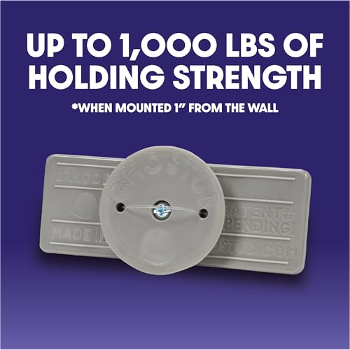 GS2 Wall Mounting Solution – Patent Pending Backing Plate Increases Drywall Strength – Reliable, Easy No-Stud Installation for TVs, Shelves & Cabinets - 2 Pack 2"