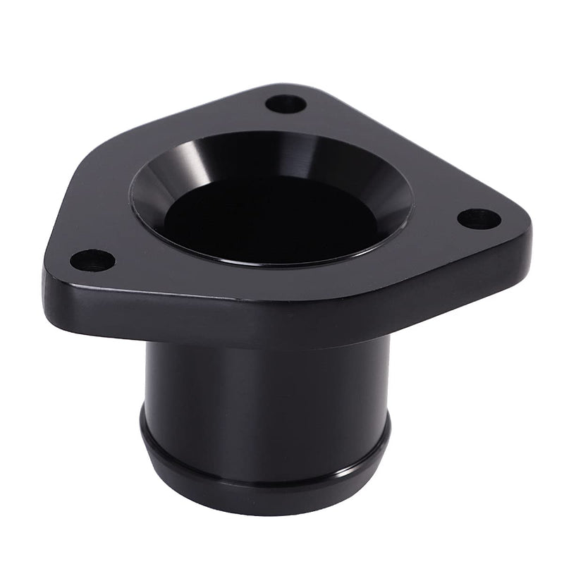 Billet Aluminum Thermostat Housing for 1999.5-2003 Ford Powerstroke 7.3L Thermostat Housing with Leak Proof Seal Black