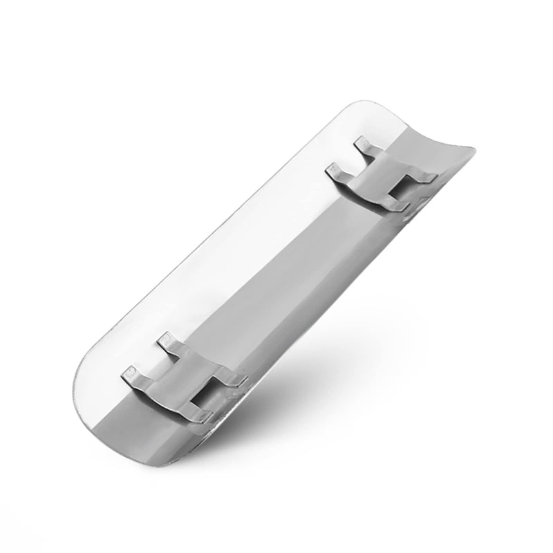 Exhaust Heat Shield, Motorcycle Exhaust Heat Shield with 2 Stainless Steel Clamps,Metal Exhaust Heat Shield Cover(Silver)