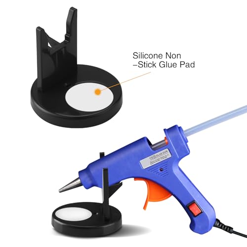 Hot Melt Glue Gun Stand with Non-Stick Pad, 4-Pack