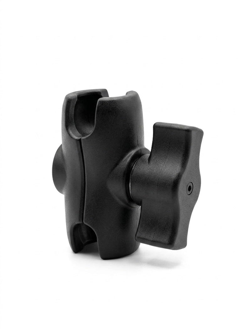 RAM Mounts Compatible Suction Cup Base Mount with Adhesive Dashboard Pad and Dual 1" Ball Clamp - Compatible with RAM Mounts and Other B Size 25mm Ball Phone Holder