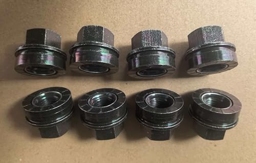 M14*1.5 Factory Style Open-end Flange Flat Lug Nuts 611-931 Replacement for 2017-2025 Ford F-250 F-350 F-450 F-550 F53 Super Duty, 2015-2025 Transit 150 250 350 E-Transit