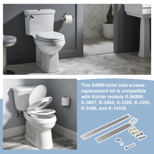 for Kohler 84999 Toliet Seat Anchor Kit