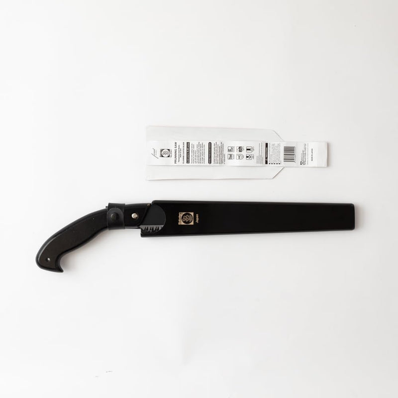 Saboten Japan 9.4" Japanese Pruning Saw – Fluorine-Coated High-Carbon Steel Blade, Traditional Wooden Handle, Precision Pull Cut Tool for Branches – forest Originals, Made in Japan