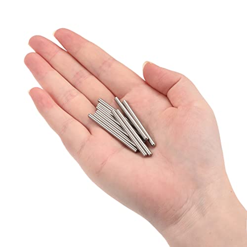 uxcell 4x50mm Dowel Pins, 50pcs 304 Stainless Steel Round Head Flat Chamfered End Dowel Pin Bunk Bed Pins Shelf Pegs Support Shelves Fasten Elements 50
