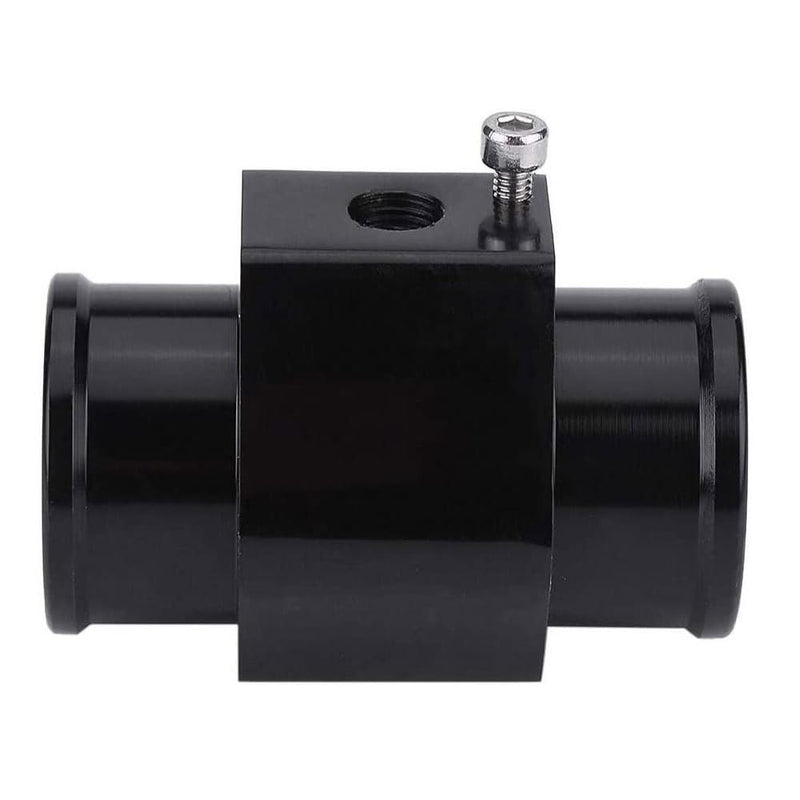 Universal Water Temp Joint Pipe Water Temp Temperature Joint Pipe Sensor Gauge Radiator Hose Adapter, (Black, 36mm) Black