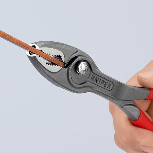 KNIPEX Tools 82 01 200 SBA TwinGrip Pliers, 8"