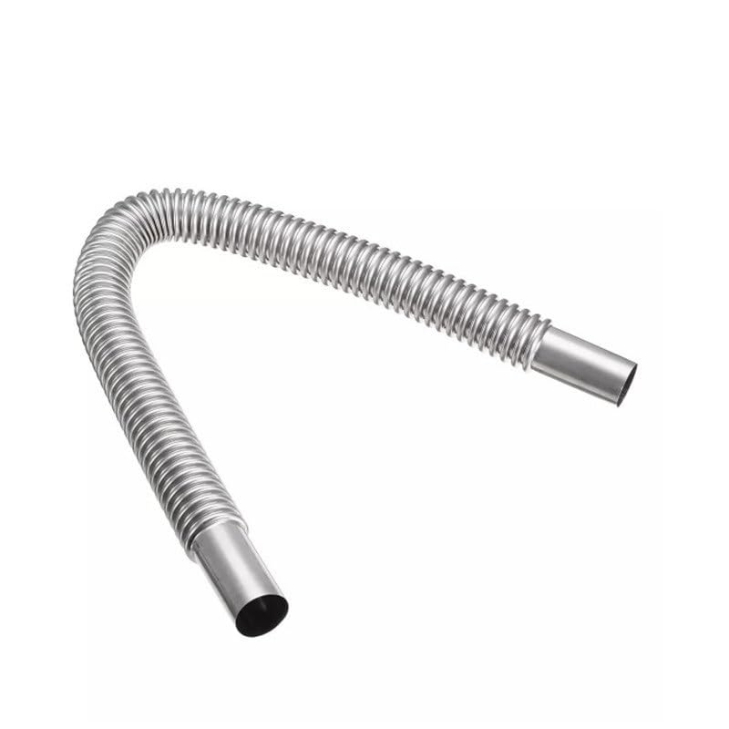 Diesel Heater Replacement Exhaust Pipe, 300cm,118.11inch, Single Layer Stainless Steel Air Generator Extension Kit Fuel Tank Gas Vent Hose (300cm single-layer) 300cm single-layer