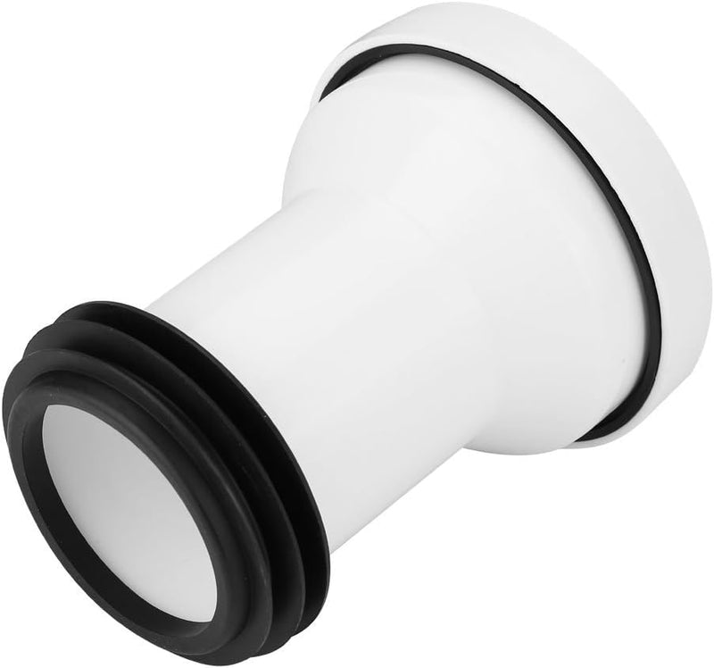 Toilet Drain Pipe Adapter, Plastic Toilet Sewer Drain Pipe Installation Sealing Fitting Accessory Connection Part for Bathroom Toilet