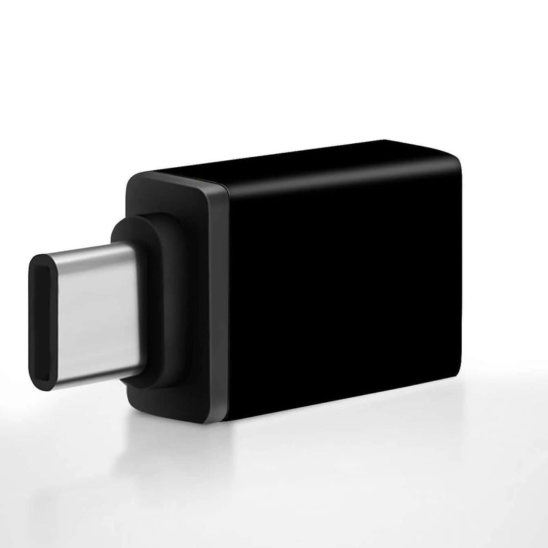 USB C to USB Adapter 1 Pack,USBC Male to A Female 2.0 OTG MacBook Pro/Air Adapter,Type C Thunderbolt 4 3 Converter for Apple iPhone 17 17e 16,Mac,iPad,Microsoft Surface,Samsung Galaxy S26(Black)