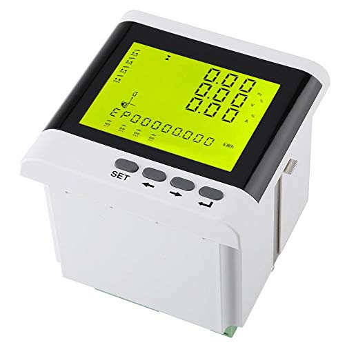 FTVOGUE Multi Function Three Phase Programmable Power Meter Electric Digital LED Ammeter Voltmeter,Electric Energy and Measuring Instruments