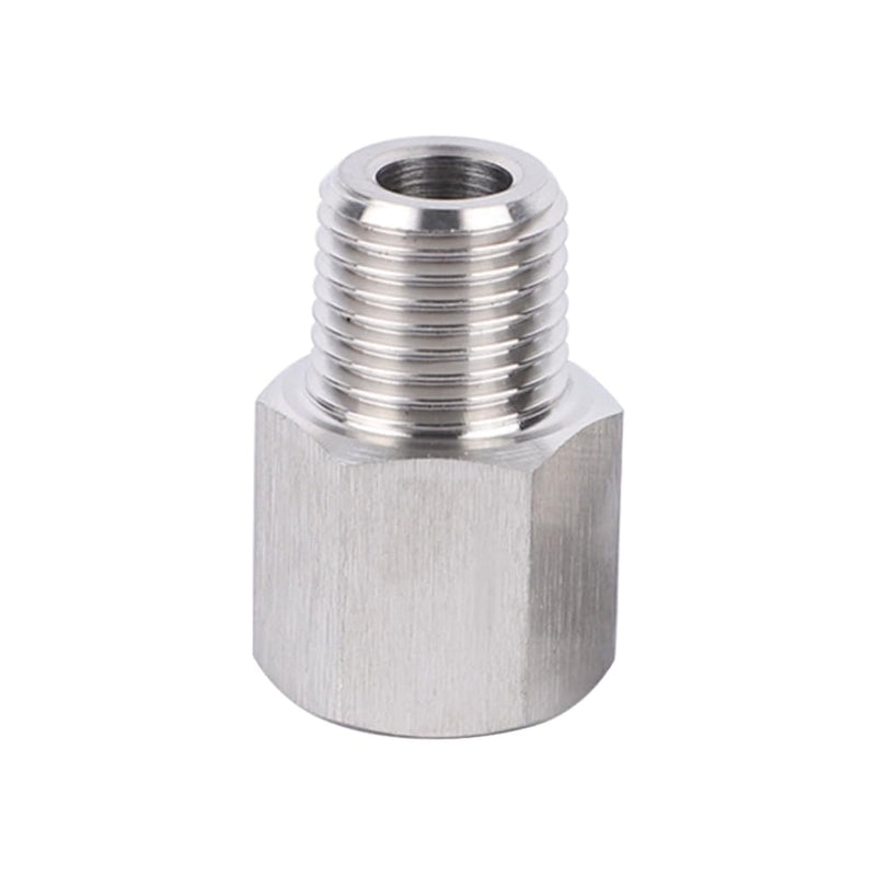 Stainless Steel 304 M22*1.5 Female Thread x 1/2" NPT Male Adapter Metric Convert NPT Pipe Fiiting for Pressure Gage 1pc M22*1.5 Female x 1/2" Male NPT