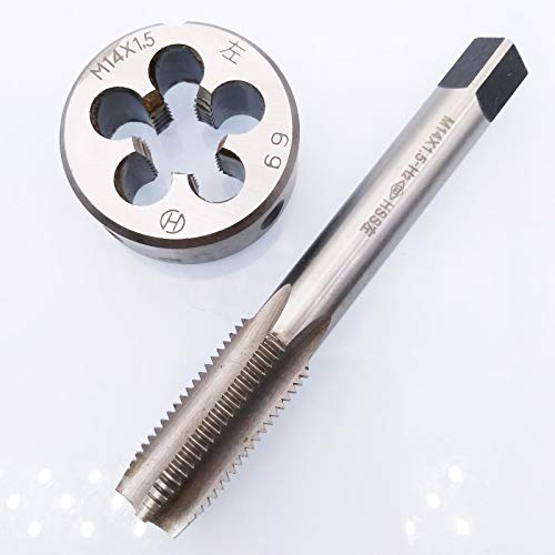 HSS M14 x 1.5mm Tap and M14 x 1.5mm Die Metric Thread Left Hand