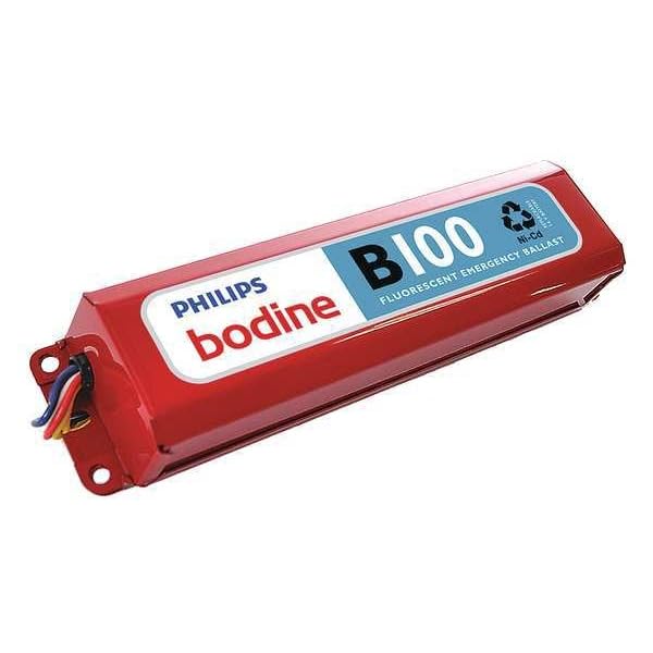 Bodine B100 - Emergency Backup Battery - 90 min. - Operates 17-40 W 2 ft. - 4 ft. T8, T10 or T12 or 4-pin long compact lamps - 120/277 Volt